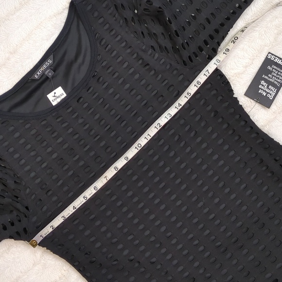 Express Cut Out "Fishnet" Dress - Picture 10 of 17